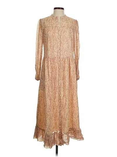 Pre-owned Notes Du Nord Casual Dress In Gold