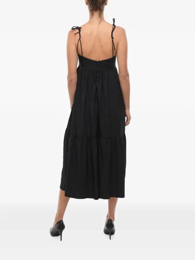 Notes Du Nord Dakota Sleeveless Midi Dress In Black