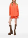 Notes Du Nord Long-sleeves Shirt In Orange