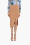 Notes Du Nord Ribbed Elena Longuette With Maxi Slit On The Front