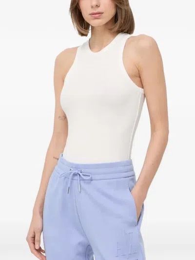 Notes Du Nord Ribbed-knit Racer-back Top In Multi