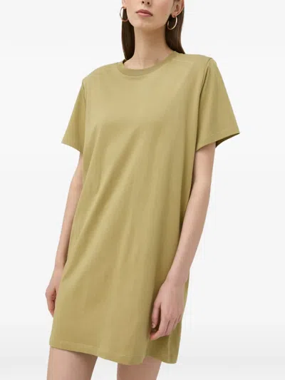 Notes Du Nord Short-sleeve Mini Dress In Green