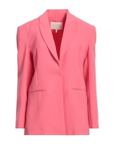 Notes Du Nord Woman Blazer Pink Size 6 Polyester