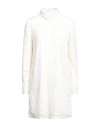 Notes Du Nord Woman Mini Dress White Size 6 Polyester In White