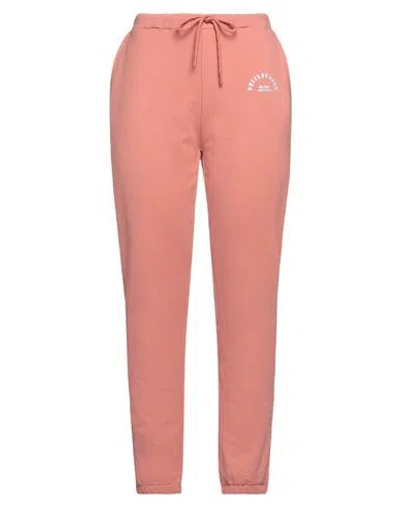 Notes Du Nord Woman Pants Salmon Pink Size M Cotton, Elastane