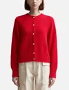Nothing Written Alpaca Knit Cardigan In Red