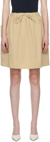 Nothing Written Beige Casali Miniskirt In Beige