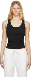 Nothing Written Black Jina U-neck Tank Top In Black Cream