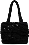 Nothing Written Black Jupi Knitted Tote In Black