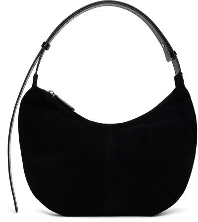 Nothing Written Black Leather Shoulder Bag