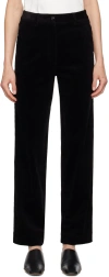 Nothing Written Black Straight Trousers In Black