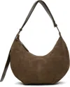 Nothing Written Brown Ht Suede Shoulder Bag In Brown