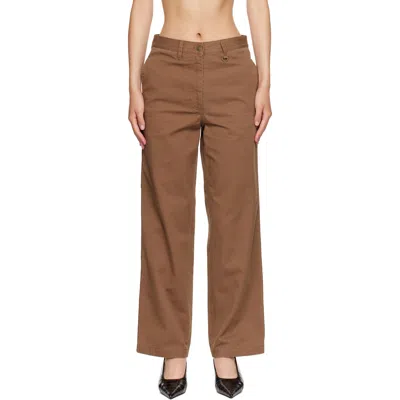 Nothing Written Brown Tabby Wide Chino Pants