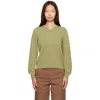 Nothing Written Green Marsh V-neck Pullover Sweater