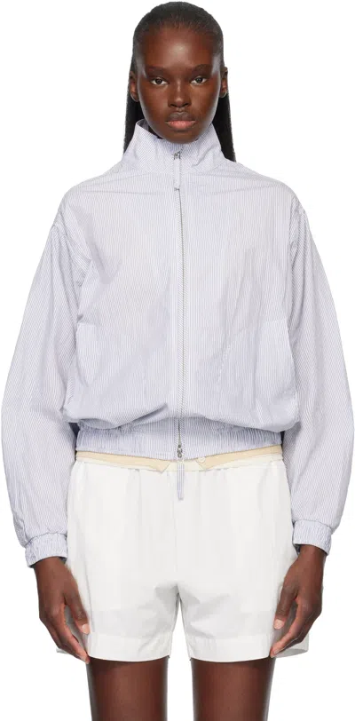 Nothing Written White & Gray Panny Harrington Jacket