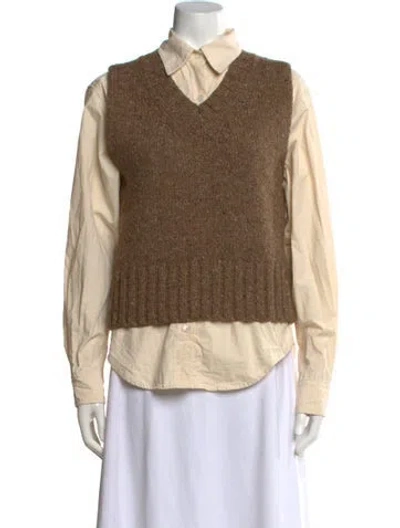 Pre-owned Nothing Written Wool Tweed Pattern Sweater In Multi