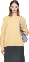 Nothing Written Yellow Jude Round Sweater In Yellow