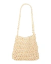 Nothingeverything Woman Handbag Beige Size - Textile Fibers In Beige