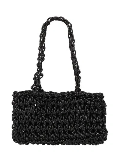 Nothingeverything Woman Handbag Black Size - Textile Fibers