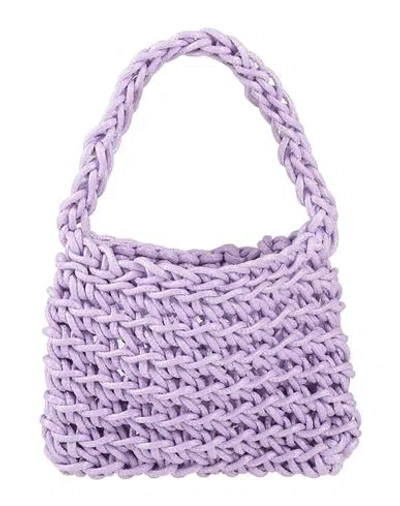 Nothingeverything Woman Handbag Lilac Size - Textile Fibers In Purple