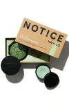 Notice Hair Co. Stimulator Shampoo & Conditioner Bar Travel Set In Green