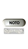 Noto Botanics Re/set Reusable Eye Boosting Mask In Transparent