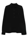 Notrainproof Chest-flap Shirt In Black