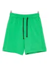 Notrainproof Drawstring-waist Track Shorts In Green