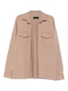 Notrainproof Flap-pocket Shirt In Brown