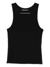 Notrainproof Ribbed Tank Top In Black