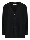 Notshy Alicia Button Wool Cardigan In Black