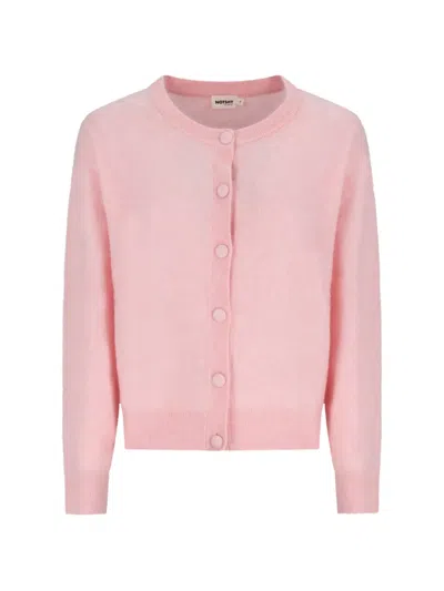 Notshy Breeze Button-up Cardigan In Pink