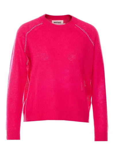 Notshy Fuchsia July Sweater In Multi
