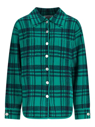 Notshy Jasper Buttoned Plaid Shirt In Green