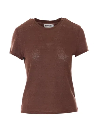 Notshy Leane T-shirt In Brown