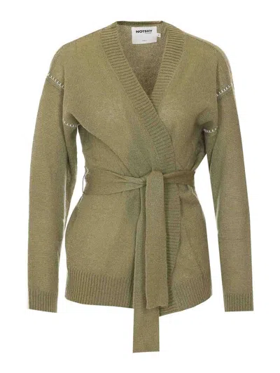 Notshy Loli Cardigan In Green