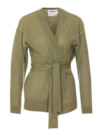 Notshy Loli Cardigan In Green