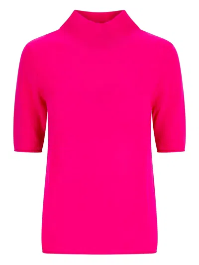 Notshy Madeleine High-neck Top In Pink