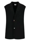 Notshy Nyx Button Fitted Jacket In Black