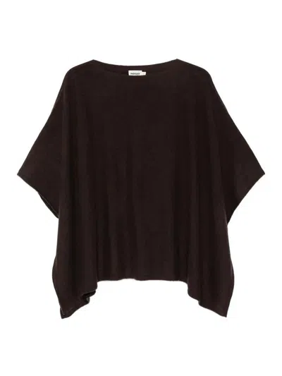 Notshy `pamina` Poncho In Brown