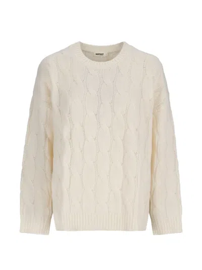 Notshy Patzi Cable-knit Sweater In 뉴트럴