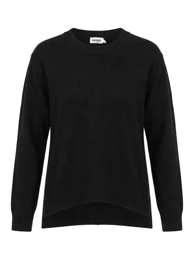 Notshy `priska` Round Neck Sweater In Black