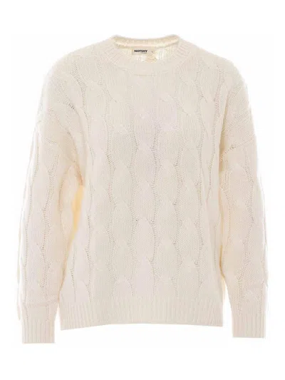 Notshy Suéter Cuello Redondo - Blanco In Neutral