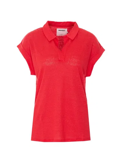 Notshy Valentina V-neck T-shirt In Red