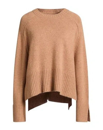 Notshy Woman Sweater Camel Size M Cashmere In Brown