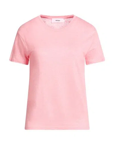 Notshy Woman Top Pink Size S Linen