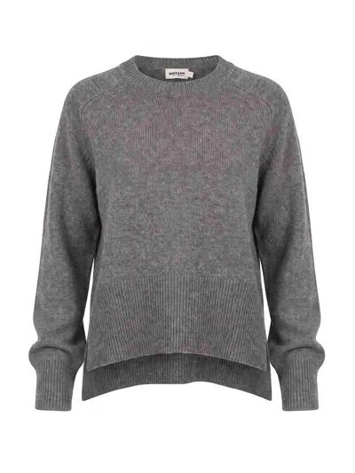 Notshy `xenia` Round Neck Sweater In Black
