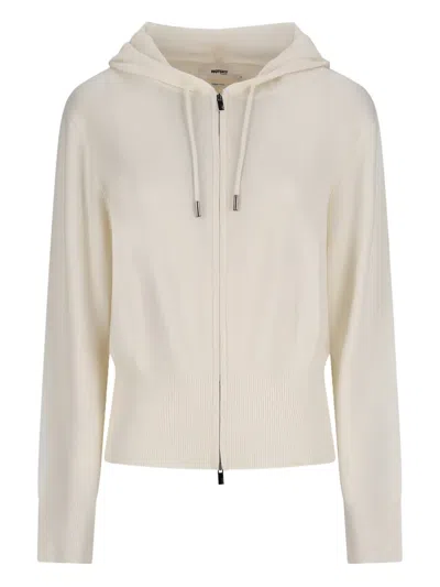 Notshy Zora Hooded Zip Cardigan In Multi