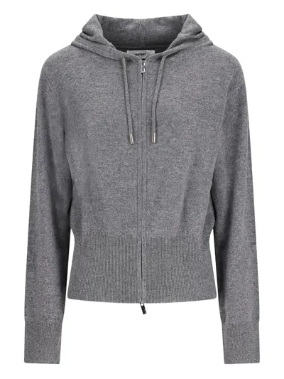 Notshy Zora Ribbed Hem Jumper In Gray