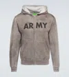 Notsonormal Kapuzenjacke Army Aus Baumwoll-jersey In After Dark